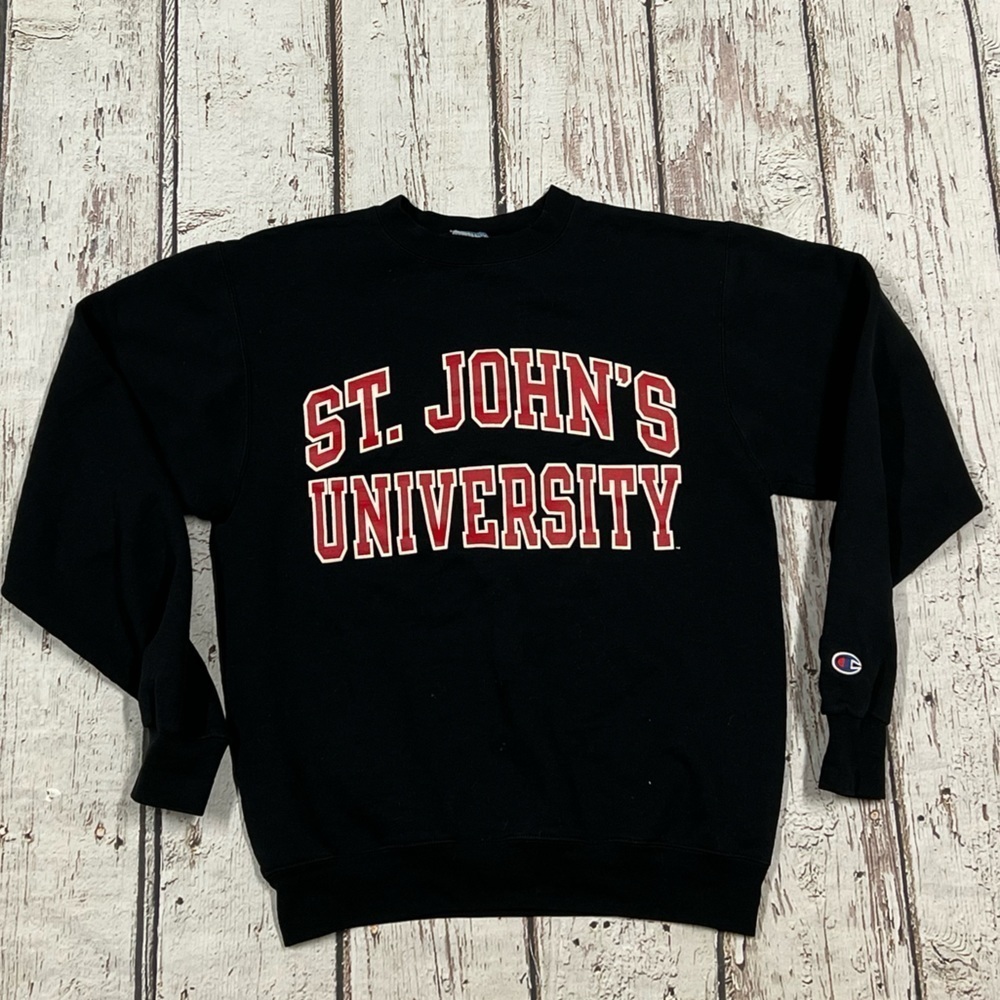 Vintage. St. Johns Red Storm NCAA College Champion Crewneck Sweatshirt